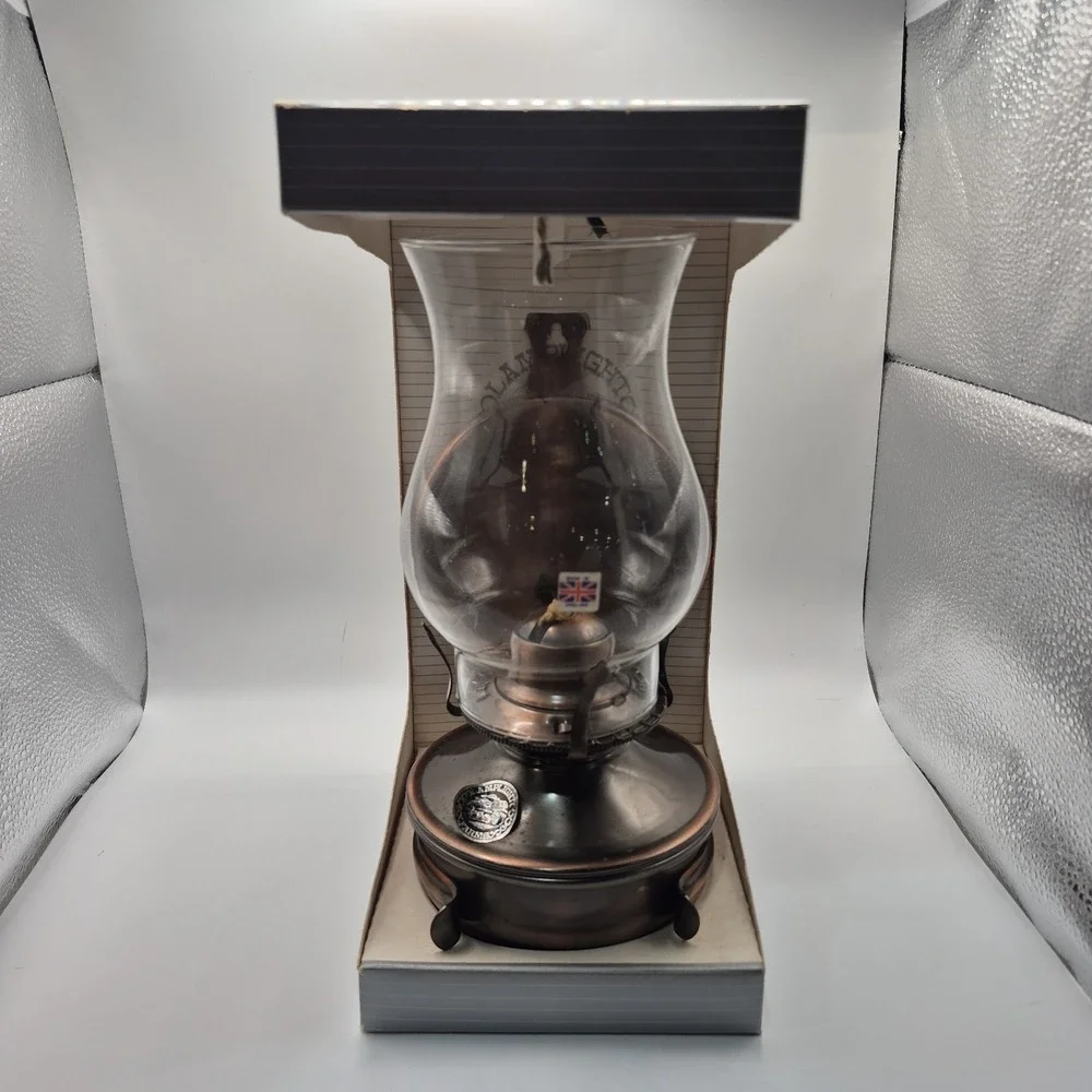 Vintage Lamplight Farms Oil Lamp Wall Mounted  New In Box Clear Glass